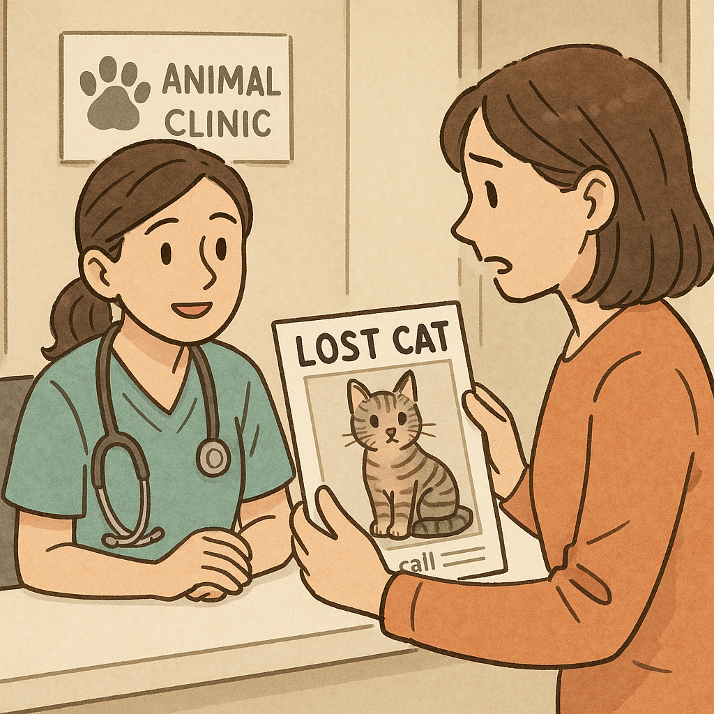 猫 脱走 動物病院